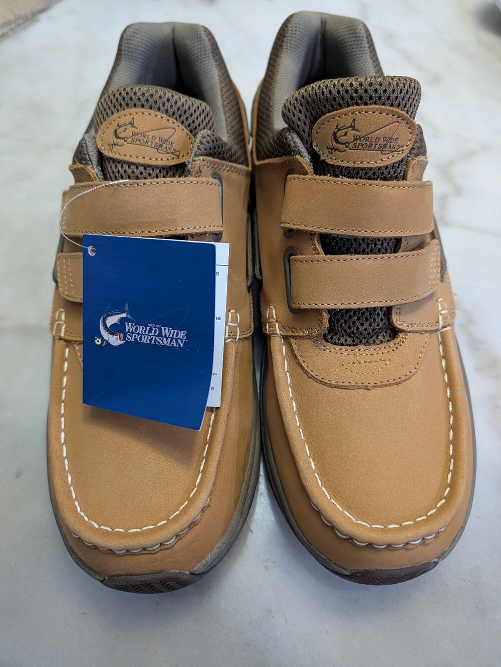 NEW World Wide Sportsman Blue Water 2-Strap Men's Shoes - Size 13
